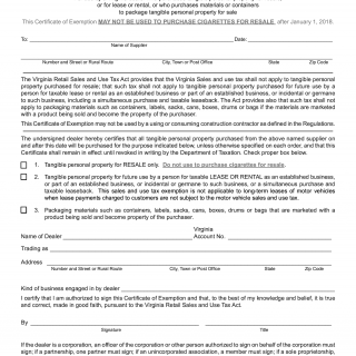 Form ST-10. Sales and Use Tax Certificate of Exemption