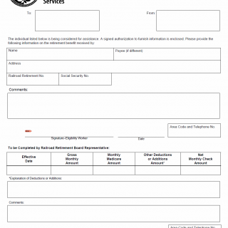 TX HHS Form 1026. Verification of Railroad Retirement Benefits TX HHS Form 1026. Verification of Railroad Retirement Benefits