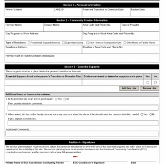 TX HHS Form 1042. Pre-Move Site Review TX HHS Form 1042. Pre-Move Site Review