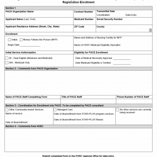 TX HHS Form 1140. PACE/SASO Registration Enrollment TX HHS Form 1140. PACE/SASO Registration Enrollment