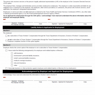 TX HHS Form 1728. Liability Acknowledgement TX HHS Form 1728. Liability Acknowledgement