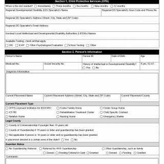 TX HHS Form 2356. Referral for HCS Aging Out of CPS Conservatorship Slot TX HHS Form 2356. Referral for HCS Aging Out of CPS Conservatorship Slot