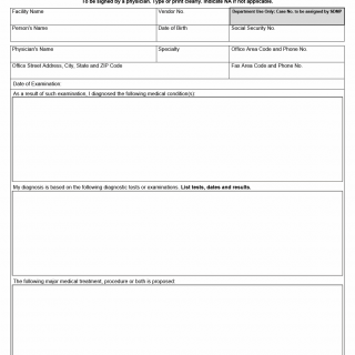 TX HHS Form 2705. Certification of Need for Major Medical Treatment TX HHS Form 2705. Certification of Need for Major Medical Treatment