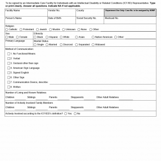 TX HHS Form 2750. Surrogate Decision Making Program Data Form