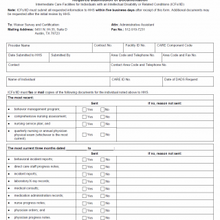 TX HHS Form 3026. Random Sample Review of Nursing On-call and/or Deceased Individual Required Submission of Documentation