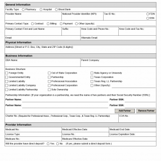 TX HHS Form 3028. Hemophilia Assistance Program (HAP) Provider Enrollment