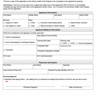 TX HHS Form 3057. Kidney Health Care Program Physician Assessment
