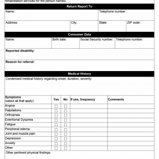 TX HHS Form 3103. Cardiac Evaluation Report