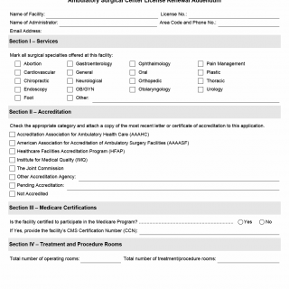 TX HHS Form 3211. Ambulatory Surgical Center License Renewal Addendum TX HHS Form 3211. Ambulatory Surgical Center License Renewal Addendum