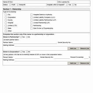 TX HHS Form 3231. Crisis Stabilization Unit (CSU) License Renewal Application