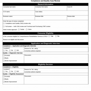 TX HHS Form 3454. Compliance and Quality Case Review TX HHS Form 3454. Compliance and Quality Case Review