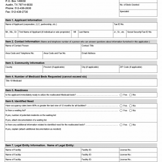 TX HHS Form 3642. ICF/IID Medicaid Bed Reallocation Application TX HHS Form 3642. ICF/IID Medicaid Bed Reallocation Application