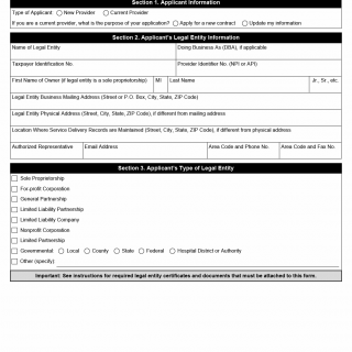 TX HHS Form 3681. Community Services Contract Application