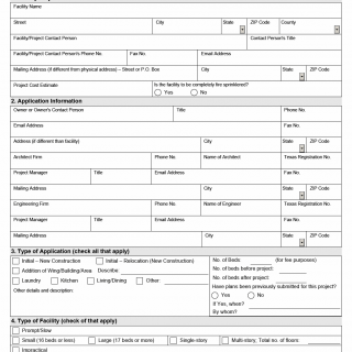 TX HHS Form 3704. Application for Plan Review for an ICF/IID Facility