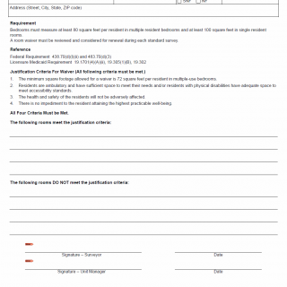 TX HHS Form 3762. Room Size Variance TX HHS Form 3762. Room Size Variance