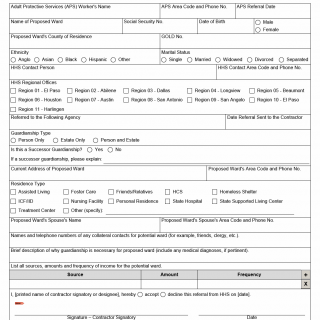 TX HHS Form 5013. Contractor Referral TX HHS Form 5013. Contractor Referral
