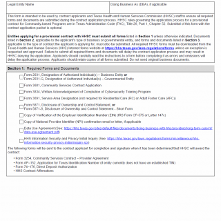 TX HHS Form 5831. Community-based Programs Access and Eligibility Services Contract Application Packet Checklist. Regionally Enrolled TX HHS Form 5831. Community-based Programs Access and Eligibility Services Contract Application Packet Checklist. Regionally Enrolled