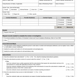 TX HHS Form 5989. Contract Monitoring Entrance Conference TX HHS Form 5989. Contract Monitoring Entrance Conference