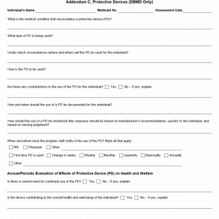 TX HHS Form 6515. CLASS or DBMD Nursing Assessment