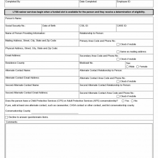 TX HHS Form 8577. Questionnaire for LTSS Waiver Program Interest Lists TX HHS Form 8577. Questionnaire for LTSS Waiver Program Interest Lists