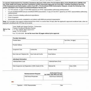 TX HHS Form 8612. TAS/MHM Payment Exception Request TX HHS Form 8612. TAS/MHM Payment Exception Request