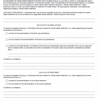 TX HHS Declaration for Mental Health Treatment (DMHT)