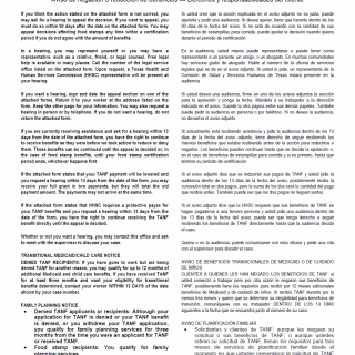 TX HHS Form H1017-A. Notice of Benefit Denial or Reduction - Client Rights/Responsibilities TX HHS Form H1017-A. Notice of Benefit Denial or Reduction - Client Rights/Responsibilities