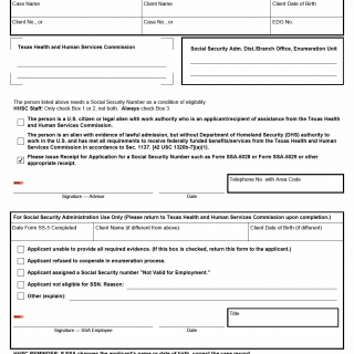 TX HHS Form H1106. Enumeration Referral
