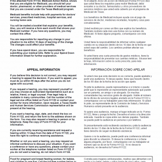 TX HHS Form H1122-A. Medicaid Information - Client Rights/Responsibilities TX HHS Form H1122-A. Medicaid Information - Client Rights/Responsibilities