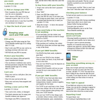 TX HHS Form H1185. Important Information About Your Lone Star Card TX HHS Form H1185. Important Information About Your Lone Star Card