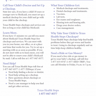 TX HHS Form H1187. Welcome to Texas Health Steps Medicaid! TX HHS Form H1187. Welcome to Texas Health Steps Medicaid!