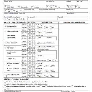TX HHS Form H1201. MAO Worksheet