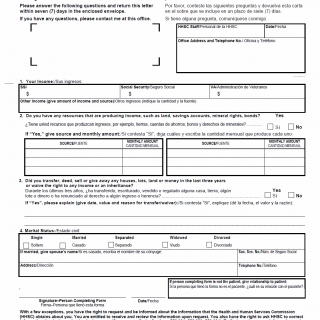 TX HHS Form H1224. SSI Monitoring Letter TX HHS Form H1224. SSI Monitoring Letter