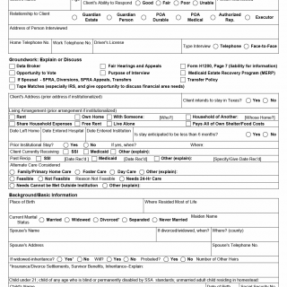 TX HHS Form H1246. Medicaid Eligibility Interview Guide TX HHS Form H1246. Medicaid Eligibility Interview Guide