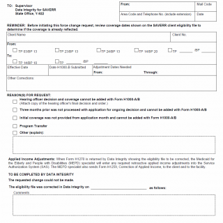 TX HHS Form H1270. Data Integrity SAVERR Notification TX HHS Form H1270. Data Integrity SAVERR Notification