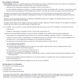 TX HHS Form H1851. Reference Guide for Drug and Alcohol Treatment (D&A)/Group Living Arrangement (GLA) Facilities