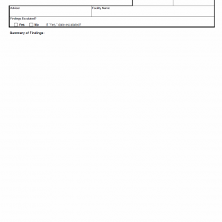 TX HHS Form H1853. Documentation of Findings for Form H1852 TX HHS Form H1853. Documentation of Findings for Form H1852