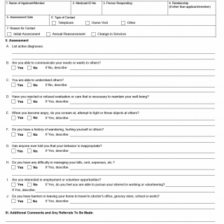 TX HHS Form H2060-B. Needs Assessment Addendum TX HHS Form H2060-B. Needs Assessment Addendum