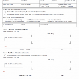 TX HHS Form H2588. Workforce Orientation Referral TX HHS Form H2588. Workforce Orientation Referral