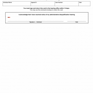 TX HHS Form H4861. Receipt of Notice