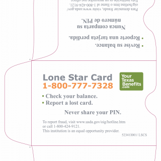 TX HHS Form LSCS. Lone Star Card Sleeve TX HHS Form LSCS. Lone Star Card Sleeve