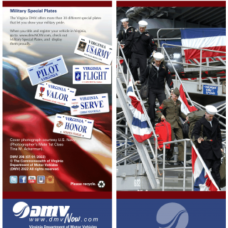 Form DMV 206. Military Guide (formerly A Guide for the Armed Forces) - Virginia