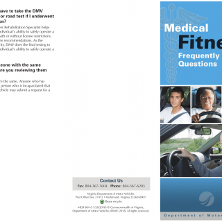 Form MED 80A. Medical Fitness FAQs - Virginia