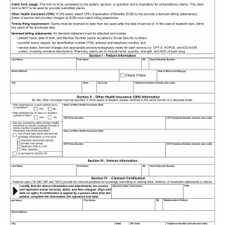 VA Form 10-10068a. Camp Lejeune Family Member Program Claim Form