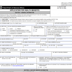 VA Form 10-10EZ. Application for Health Benefits