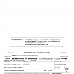 Form 540-ES. Estimated Tax for Individuals