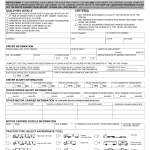 Form 735-9229. Motor Carrier Crash Report