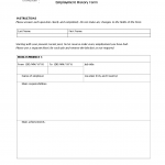 Employment history Employment history