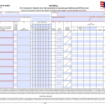 WH-347 DBRA Certified Payroll Form