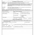 DA Form 3433. Application for Nonappropriated Fund Employment